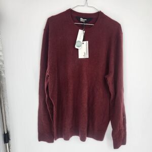 The Commons Men's Brown Fletcher‎ 100% Cashmere Crewneck Sweater NWT